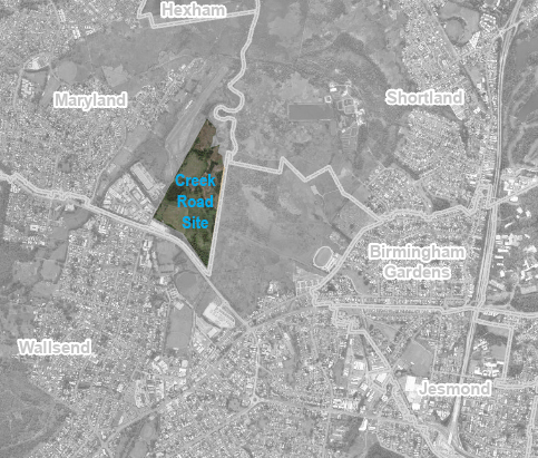 Map of Creek Road, Maryland